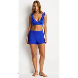 SEA LEVEL SWIM Australia Women Blue Eco Essentials Swim Short 20